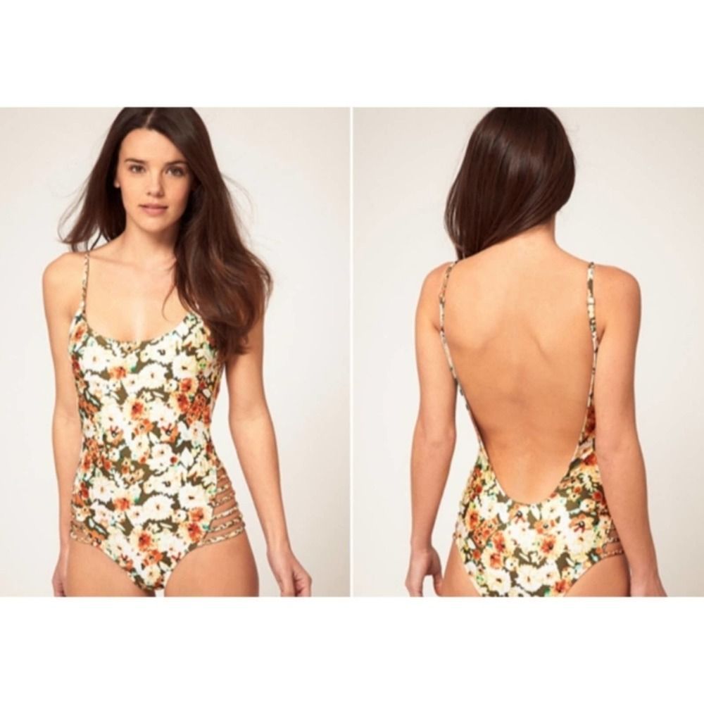 MINK PINK Kaleidoscope Eye One Piece Swimsuit M - Picture 2 of 11